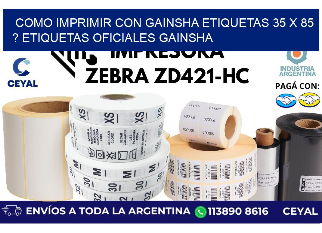 como imprimir con gainsha etiquetas 35 x 85 ? etiquetas oficiales gainsha