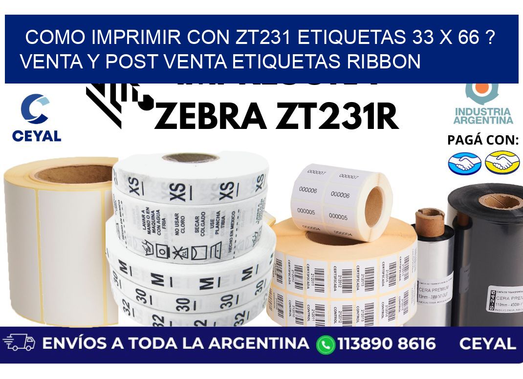 como imprimir con zt231 etiquetas 33 x 66 ? Venta y post venta etiquetas ribbon