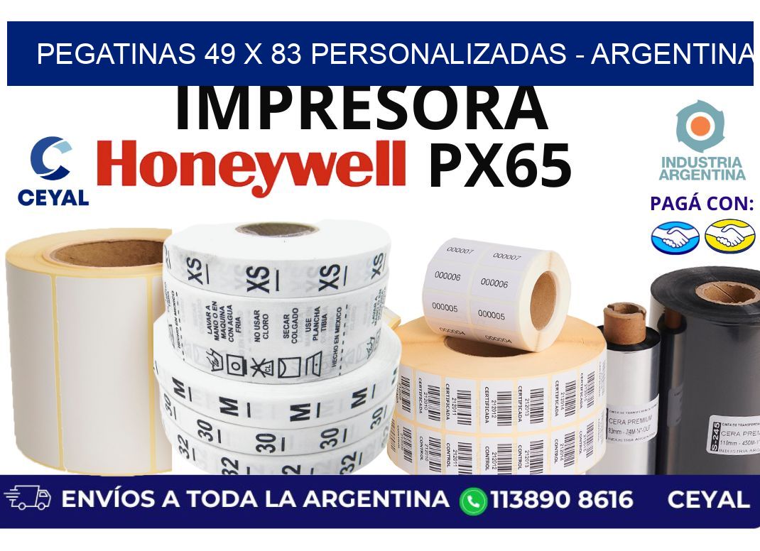 pegatinas 49 x 83 personalizadas - Argentina