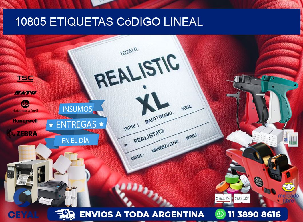10805 Etiquetas código lineal