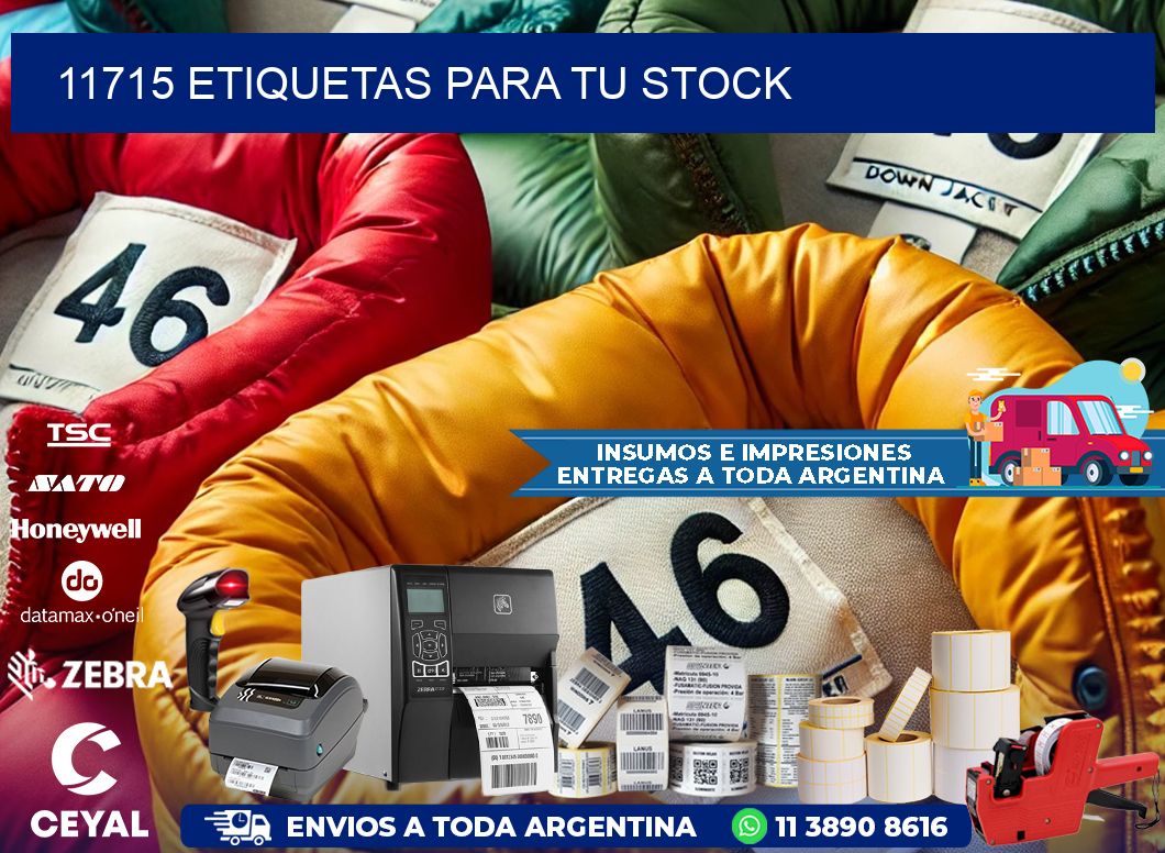 11715 etiquetas para tu stock