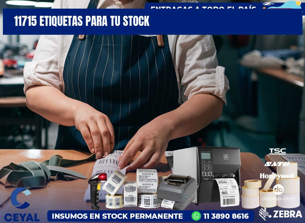 11715 etiquetas para tu stock