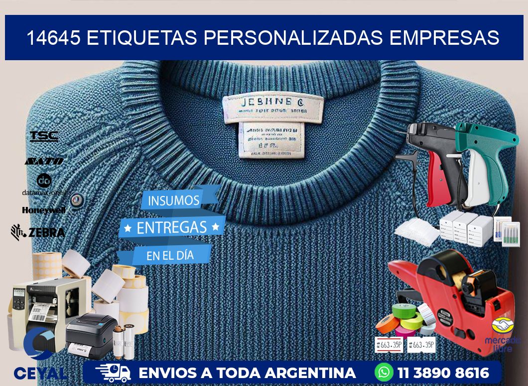 14645 Etiquetas personalizadas empresas