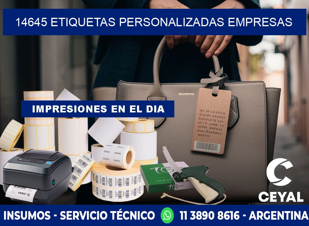 14645 Etiquetas personalizadas empresas