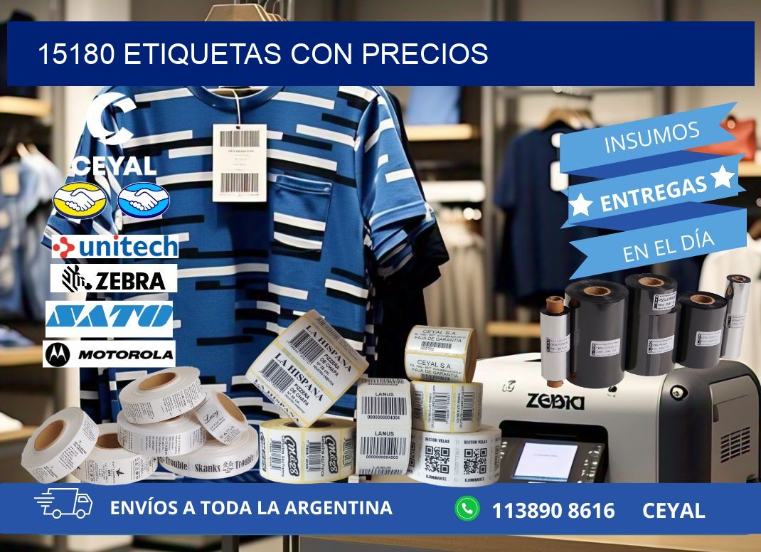 15180 etiquetas con precios