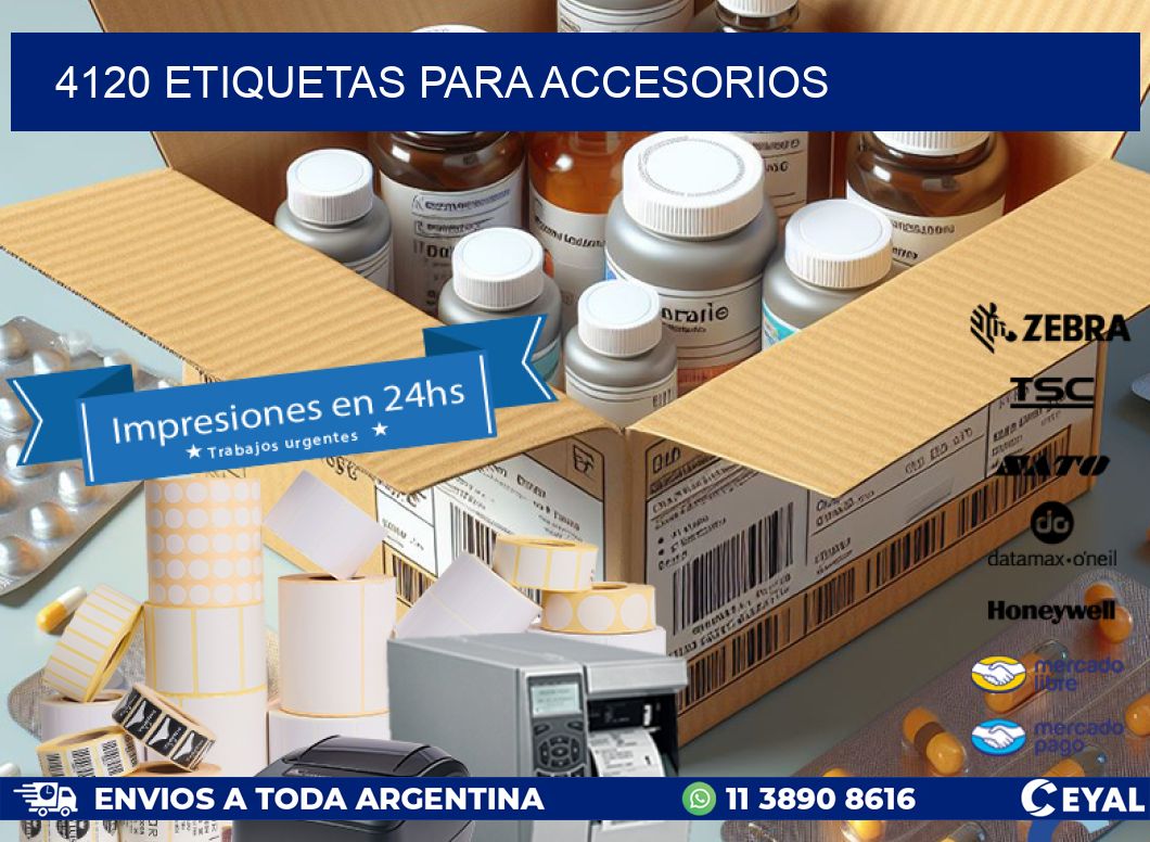 4120 Etiquetas para accesorios
