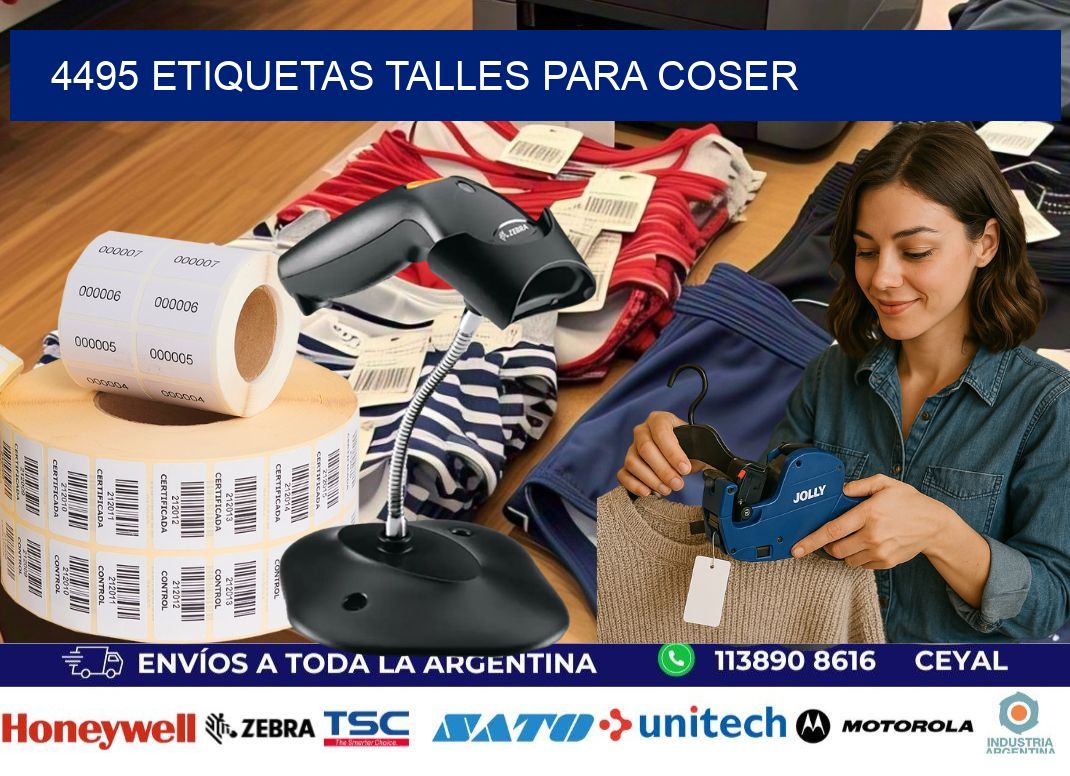 4495 ETIQUETAS TALLES PARA COSER