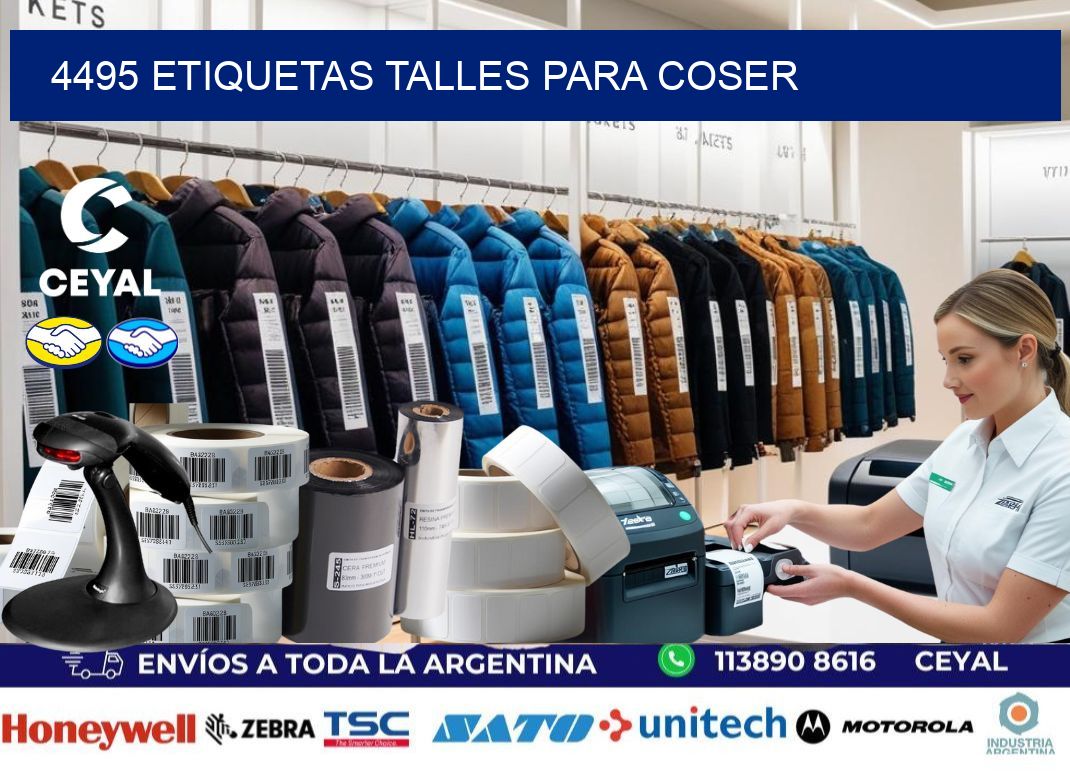 4495 ETIQUETAS TALLES PARA COSER
