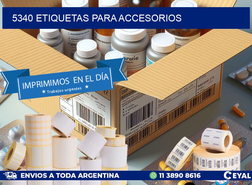 5340 Etiquetas para accesorios