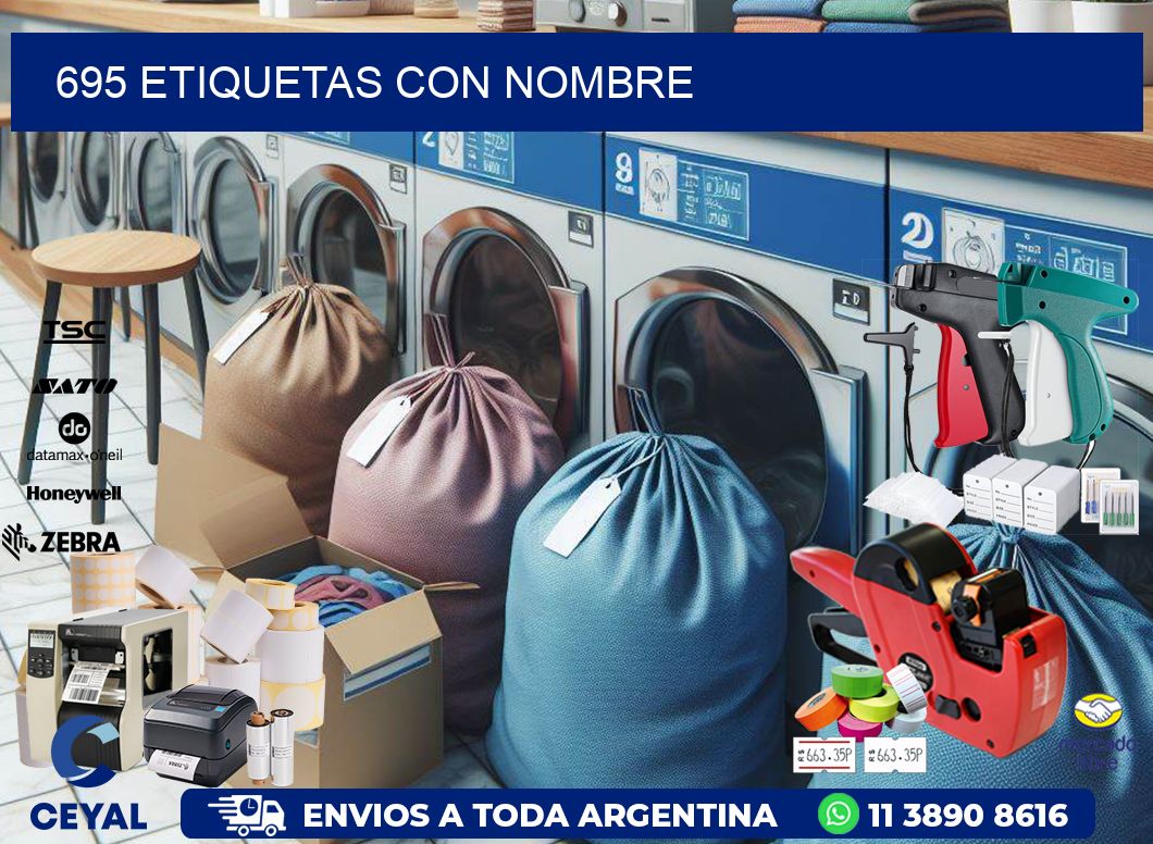 695 etiquetas con nombre