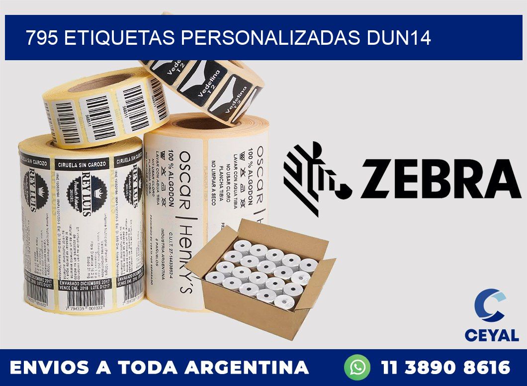 795 Etiquetas personalizadas dun14