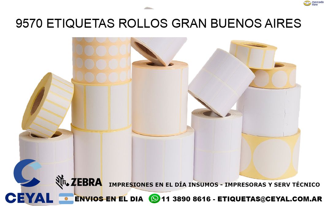 9570 etiquetas rollos GRAN BUENOS AIRES