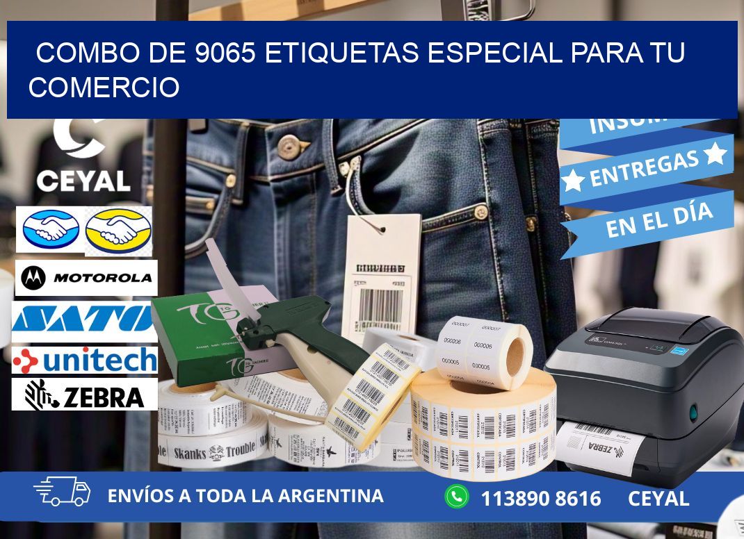 Combo de 9065 etiquetas especial para tu comercio