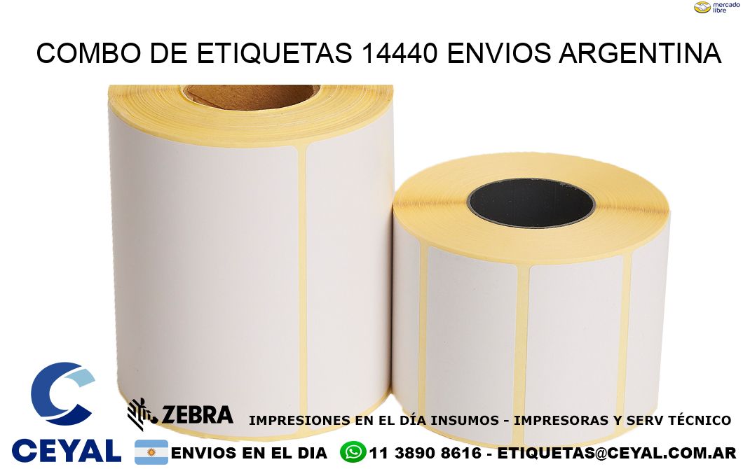 Combo de etiquetas 14440 ENVIOS ARGENTINA