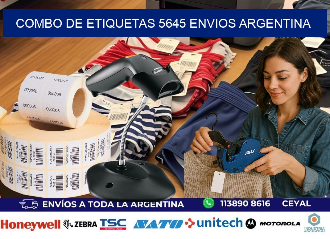 Combo de etiquetas 5645 ENVIOS ARGENTINA