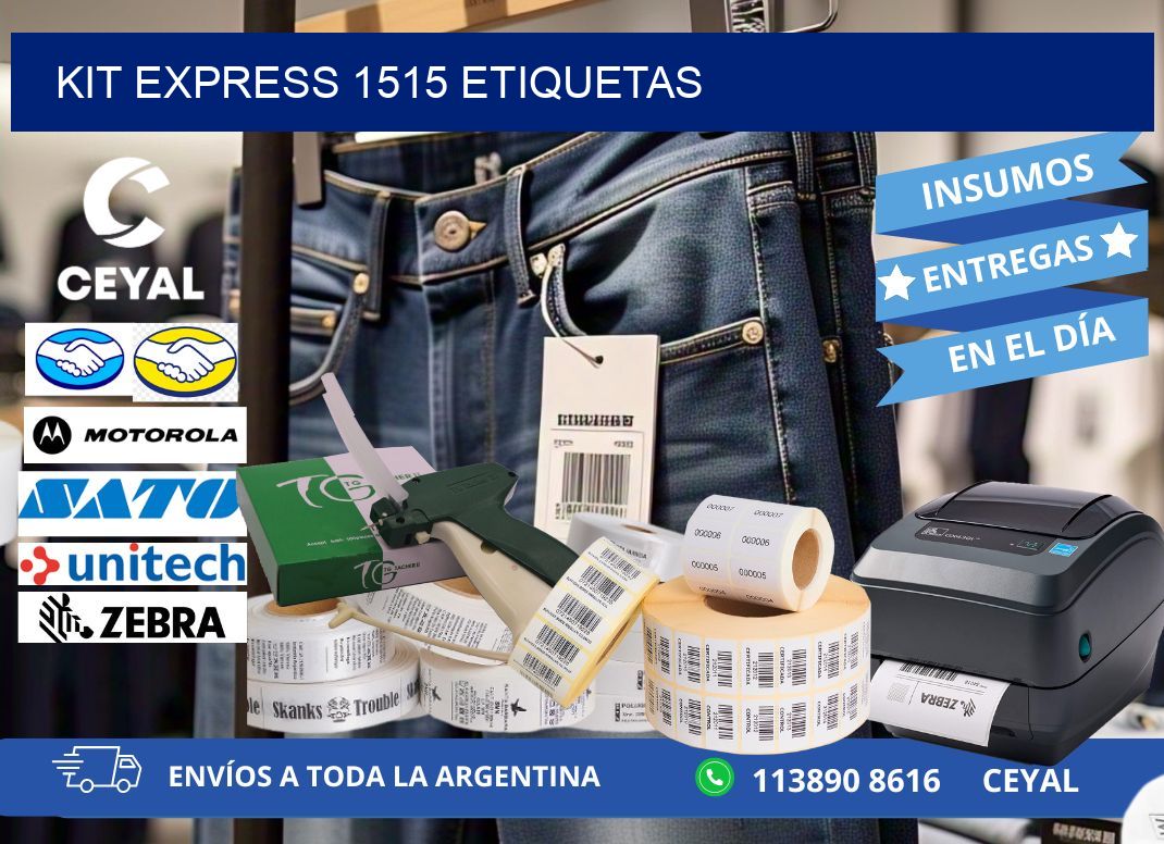 Kit express 1515 etiquetas