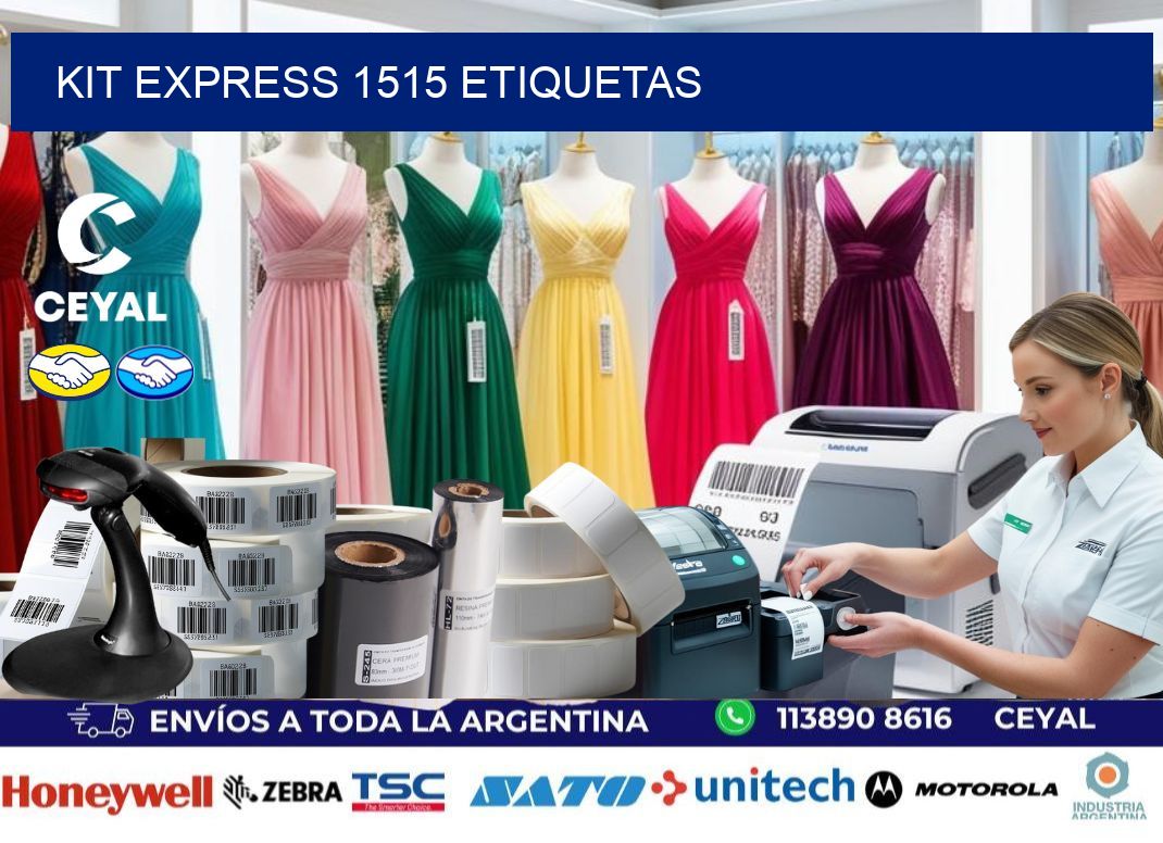 Kit express 1515 etiquetas