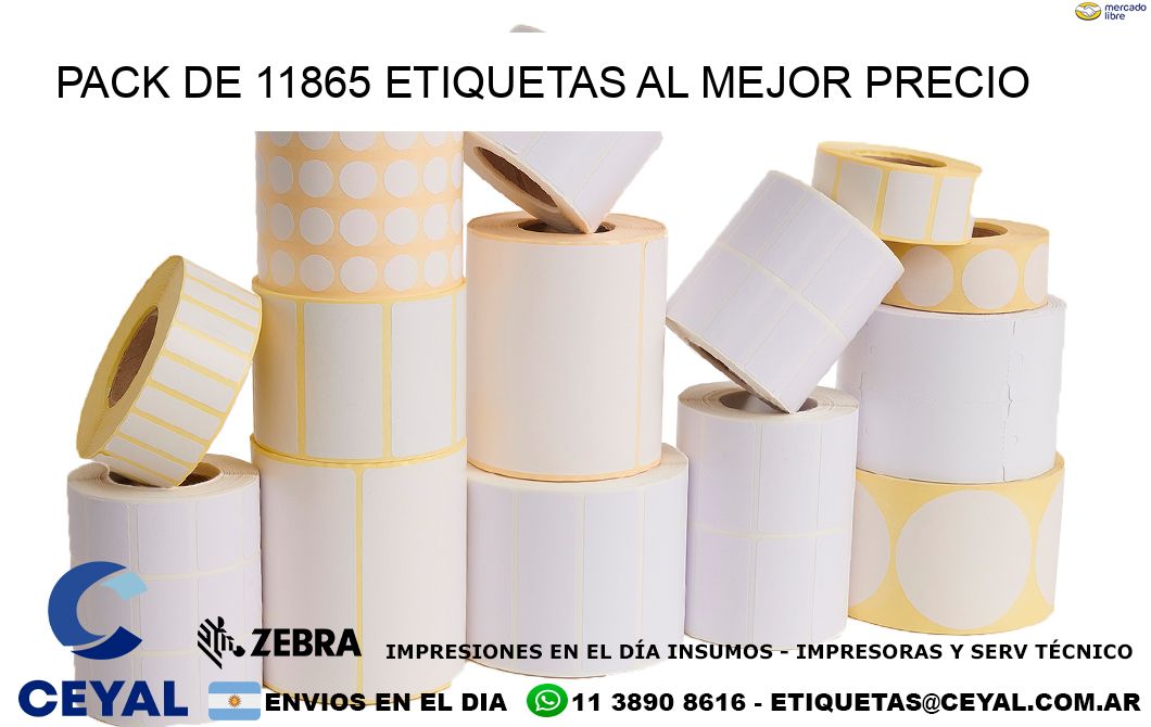 Pack de 11865 etiquetas al mejor precio