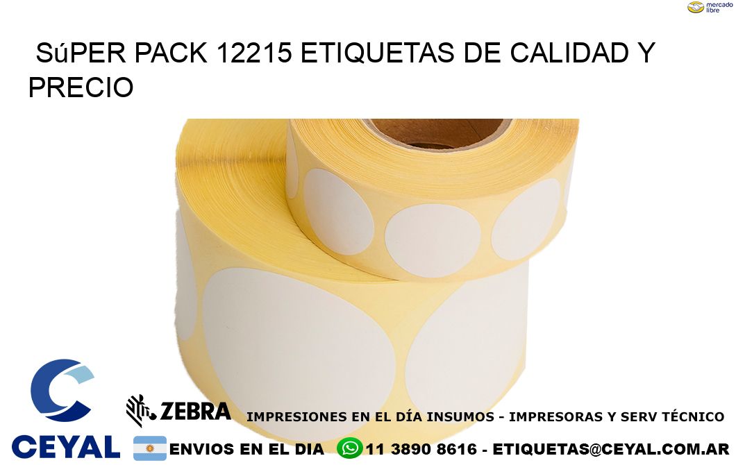 Súper pack 12215 etiquetas de calidad y precio