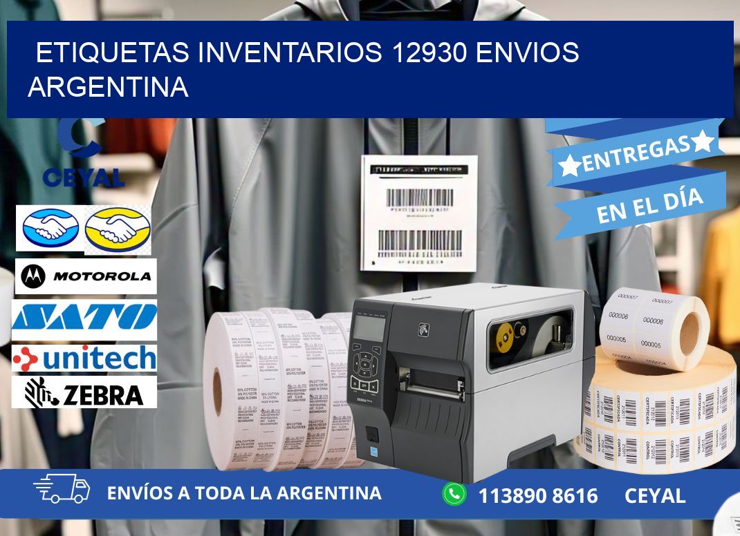 etiquetas inventarios 12930 ENVIOS ARGENTINA