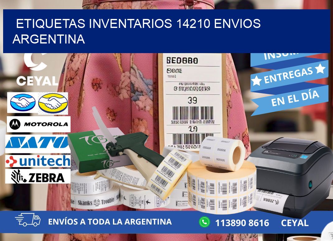 etiquetas inventarios 14210 ENVIOS ARGENTINA