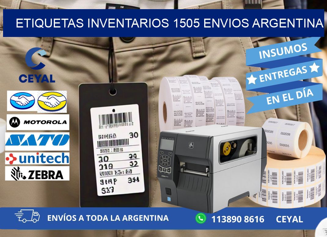 etiquetas inventarios 1505 ENVIOS ARGENTINA