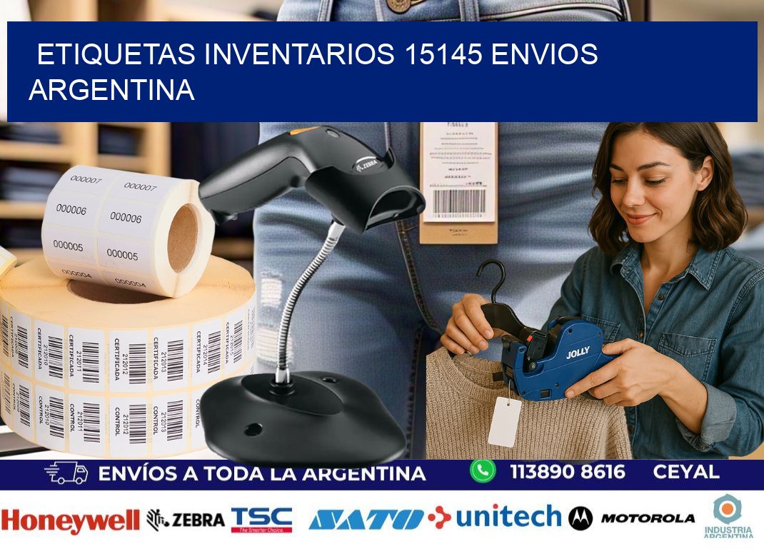 etiquetas inventarios 15145 ENVIOS ARGENTINA