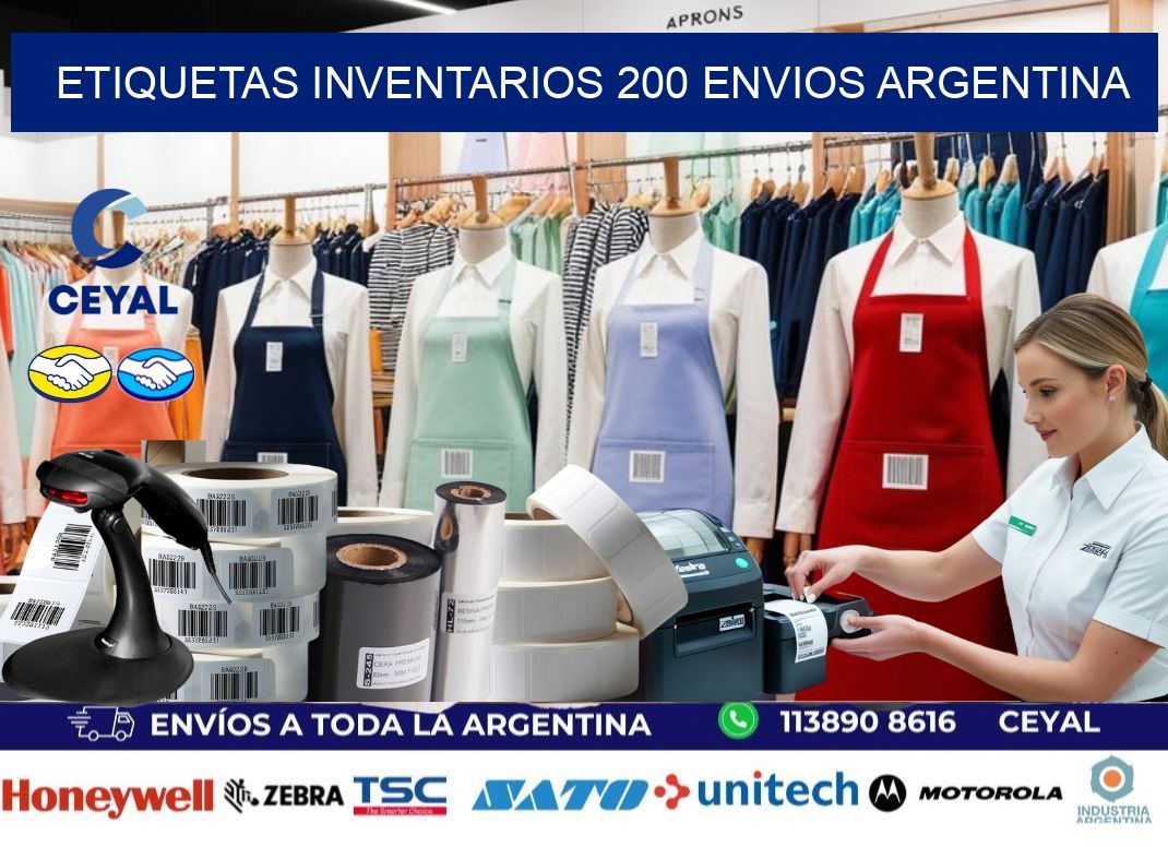 etiquetas inventarios 200 ENVIOS ARGENTINA