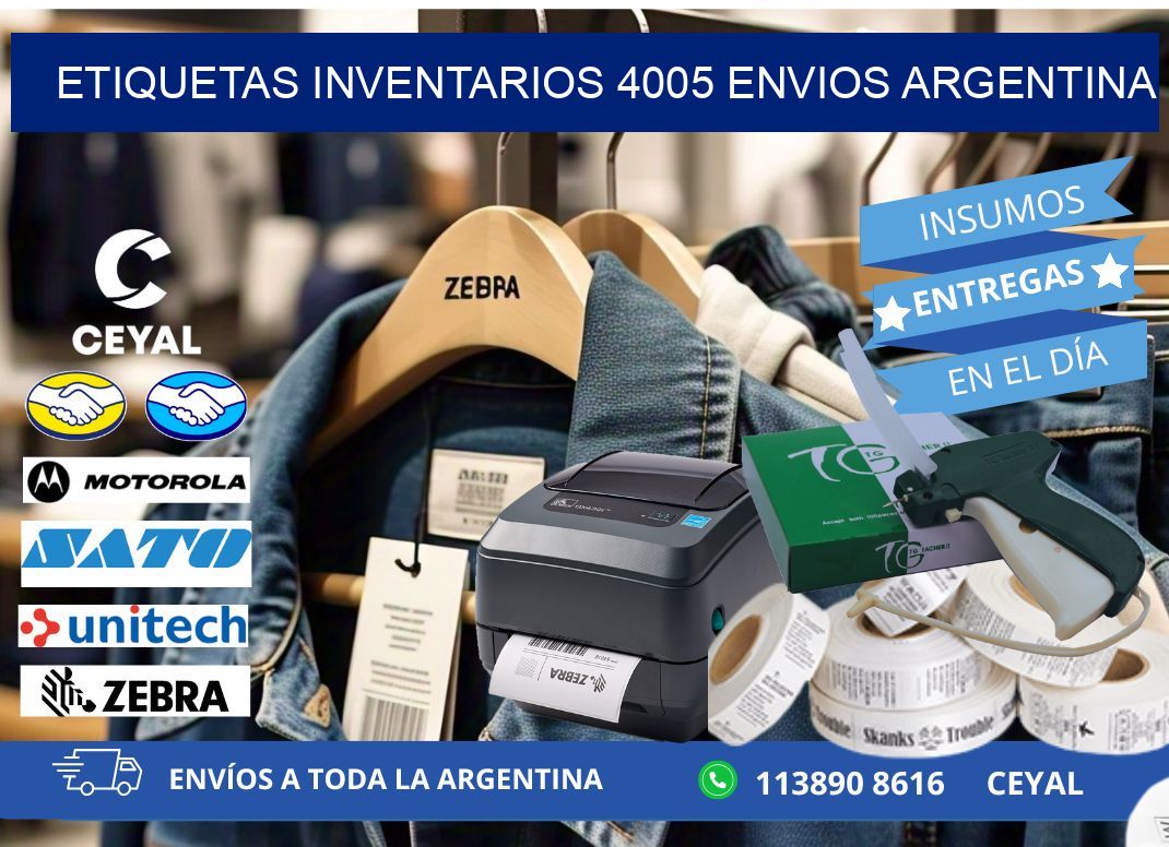 etiquetas inventarios 4005 ENVIOS ARGENTINA