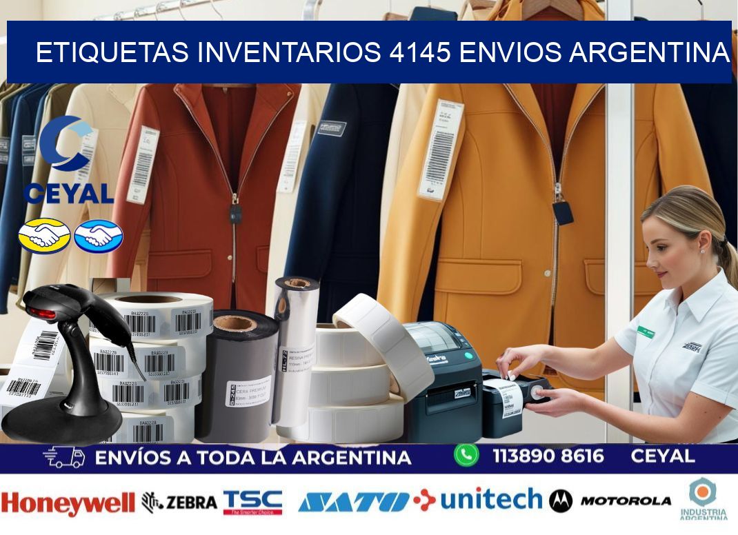 etiquetas inventarios 4145 ENVIOS ARGENTINA