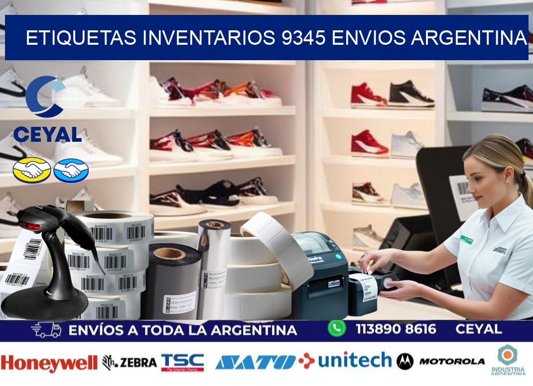 etiquetas inventarios 9345 ENVIOS ARGENTINA