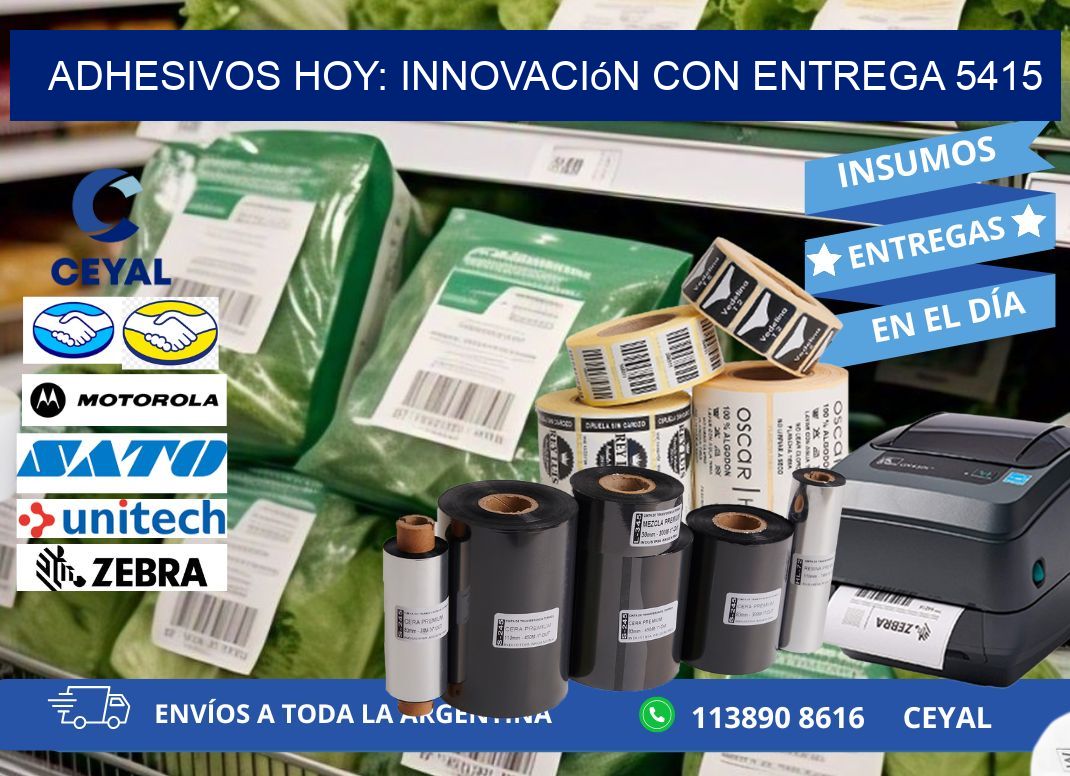 Adhesivos Hoy: Innovación con Entrega 5415