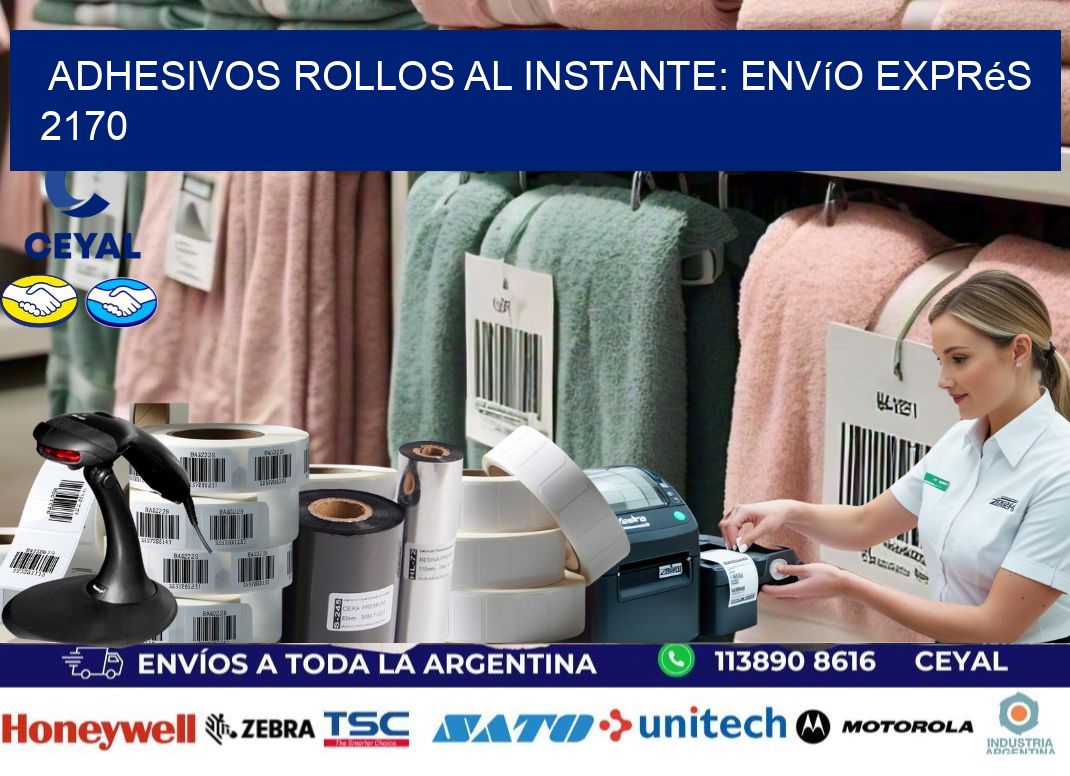 Adhesivos rollos al Instante: Envío Exprés 2170
