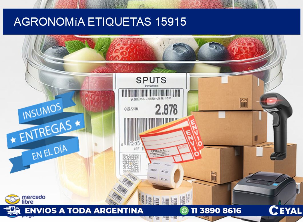 Agronomía etiquetas 15915