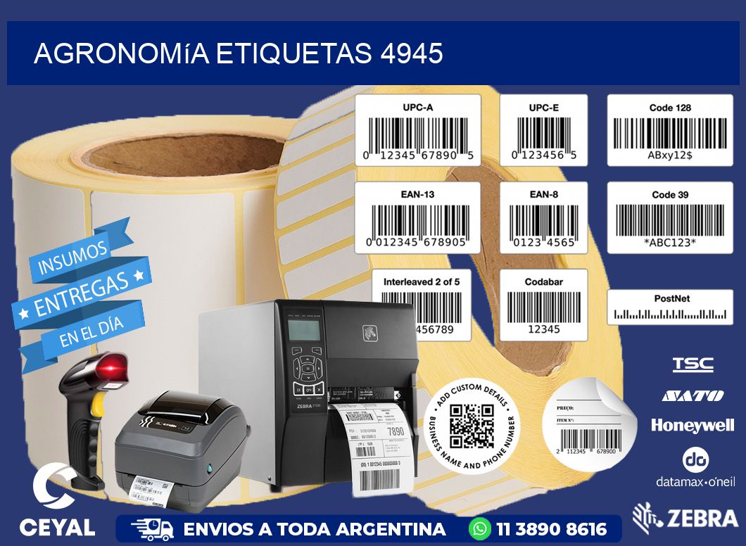 Agronomía etiquetas 4945