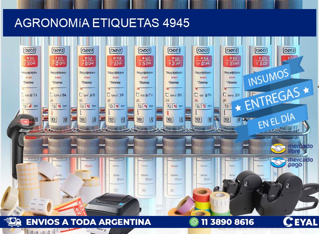 Agronomía etiquetas 4945