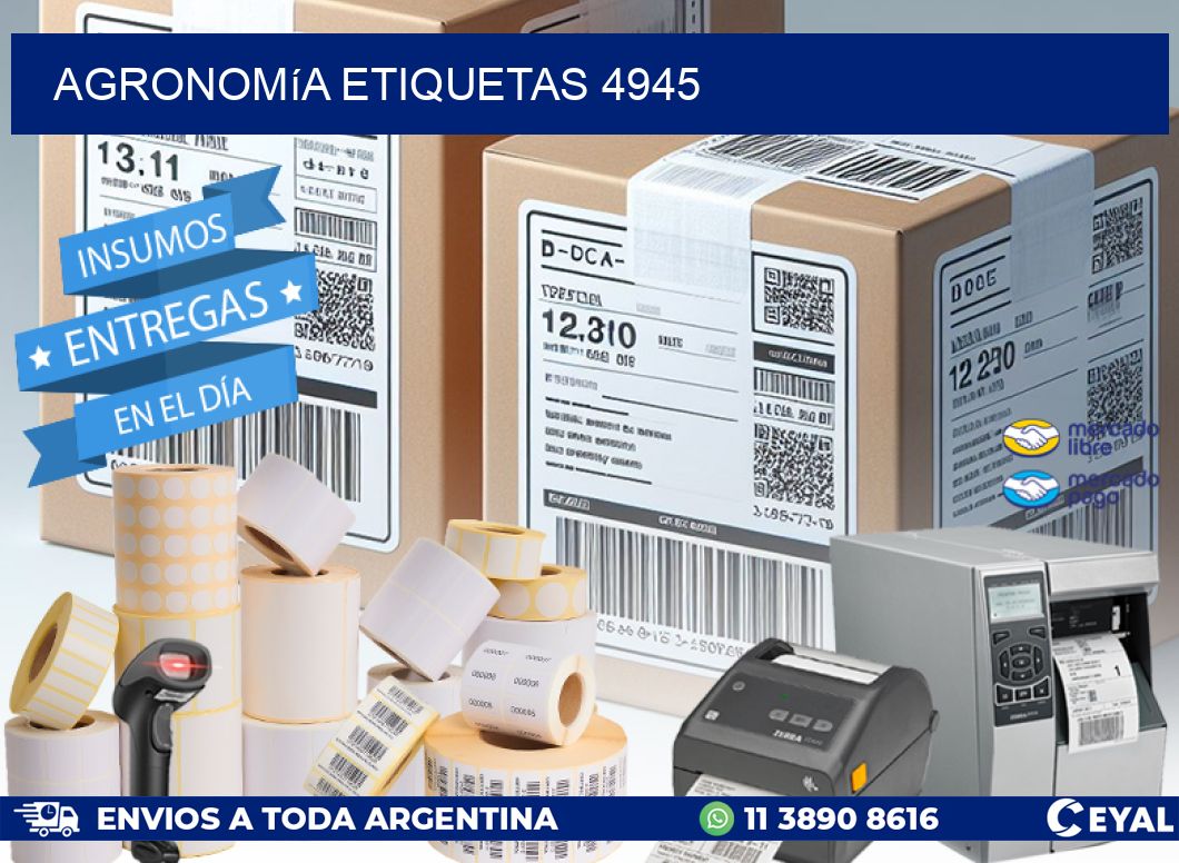 Agronomía etiquetas 4945