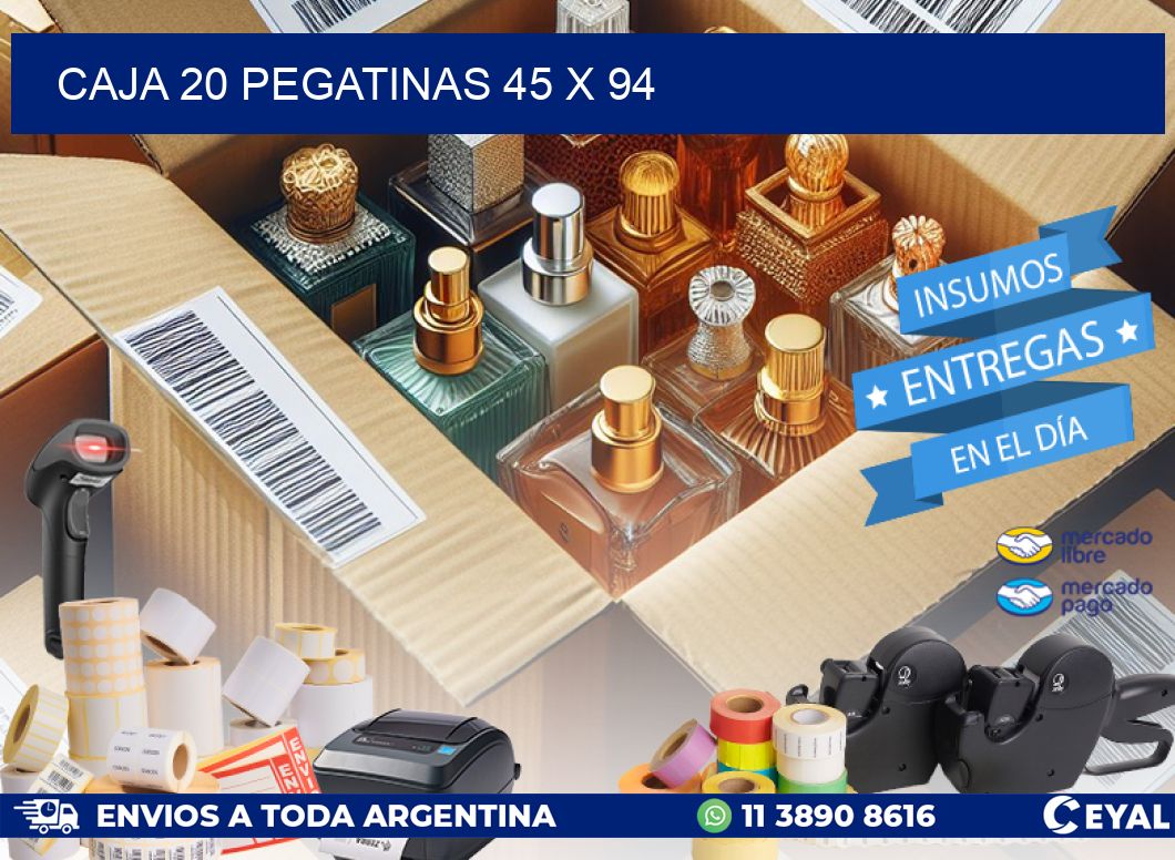 CAJA 20 PEGATINAS 45 x 94