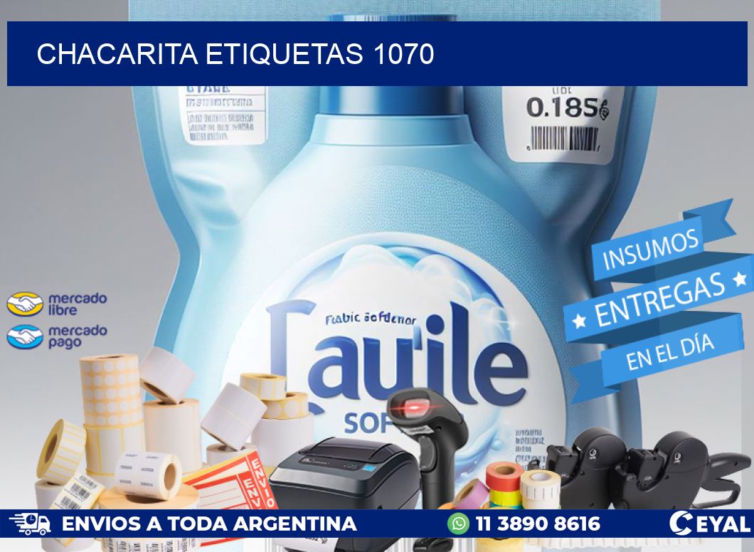 Chacarita etiquetas 1070
