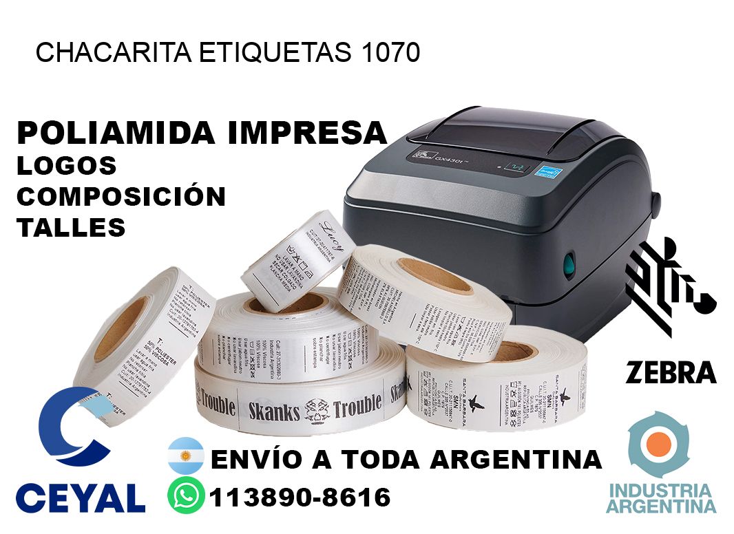 Chacarita etiquetas 1070