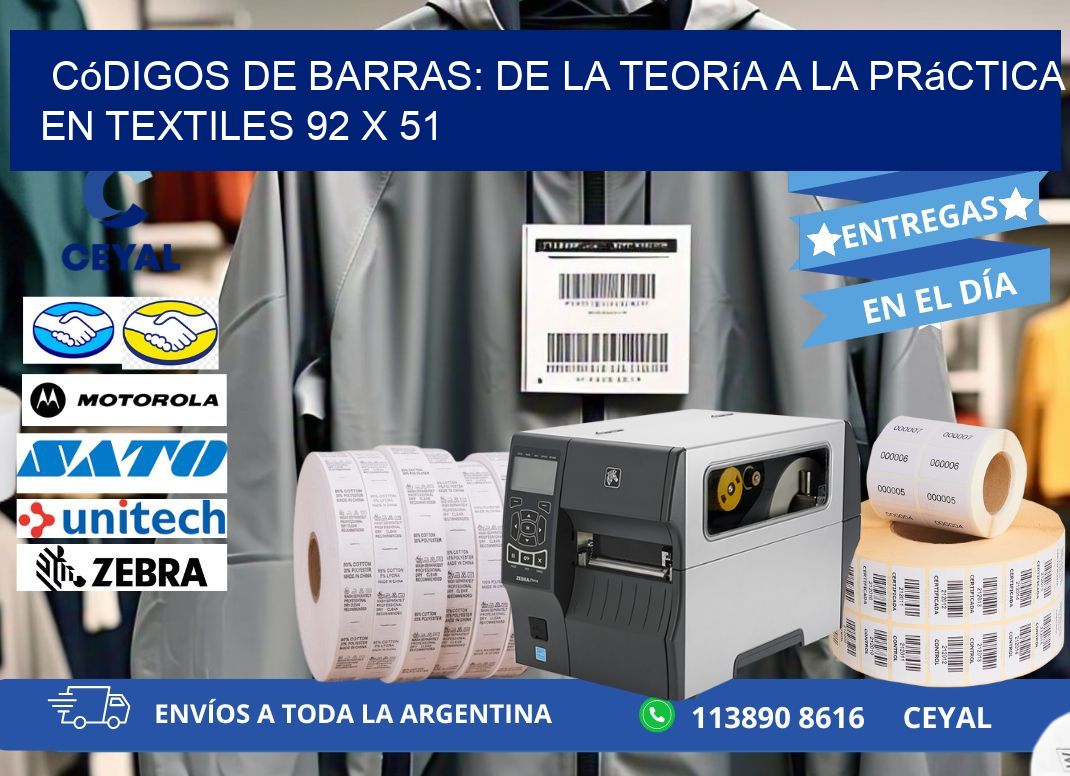 Códigos de Barras: De la Teoría a la Práctica en Textiles 92 x 51