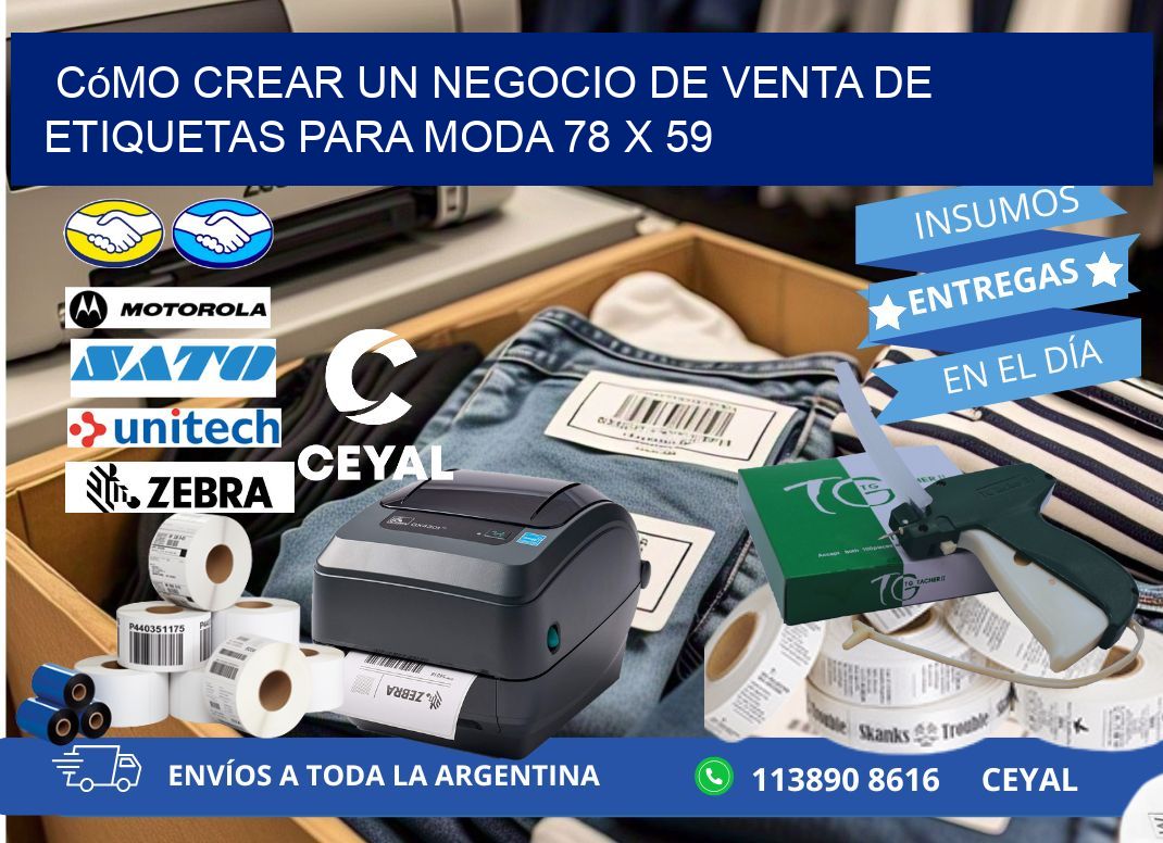 Cómo Crear un Negocio de Venta de Etiquetas para Moda 78 x 59