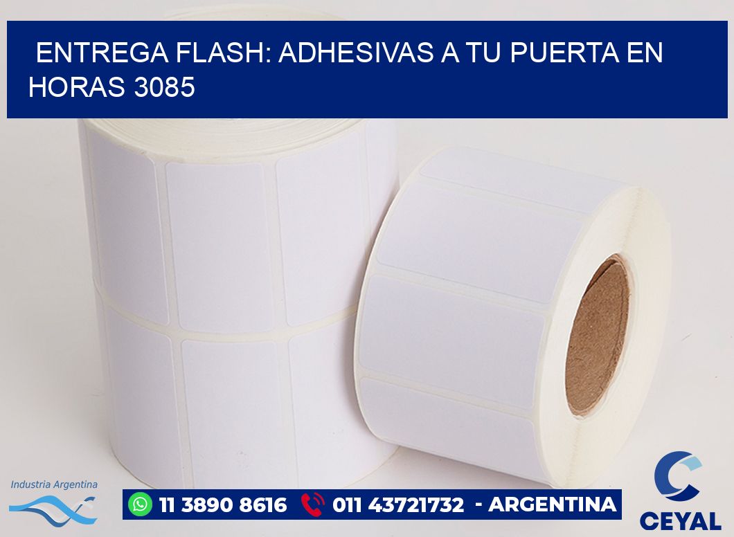 Entrega Flash: Adhesivas A Tu Puerta en Horas 3085