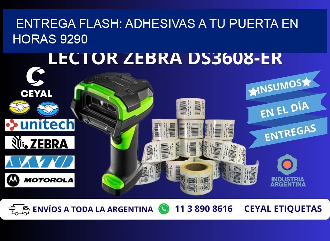 Entrega Flash: Adhesivas A Tu Puerta en Horas 9290
