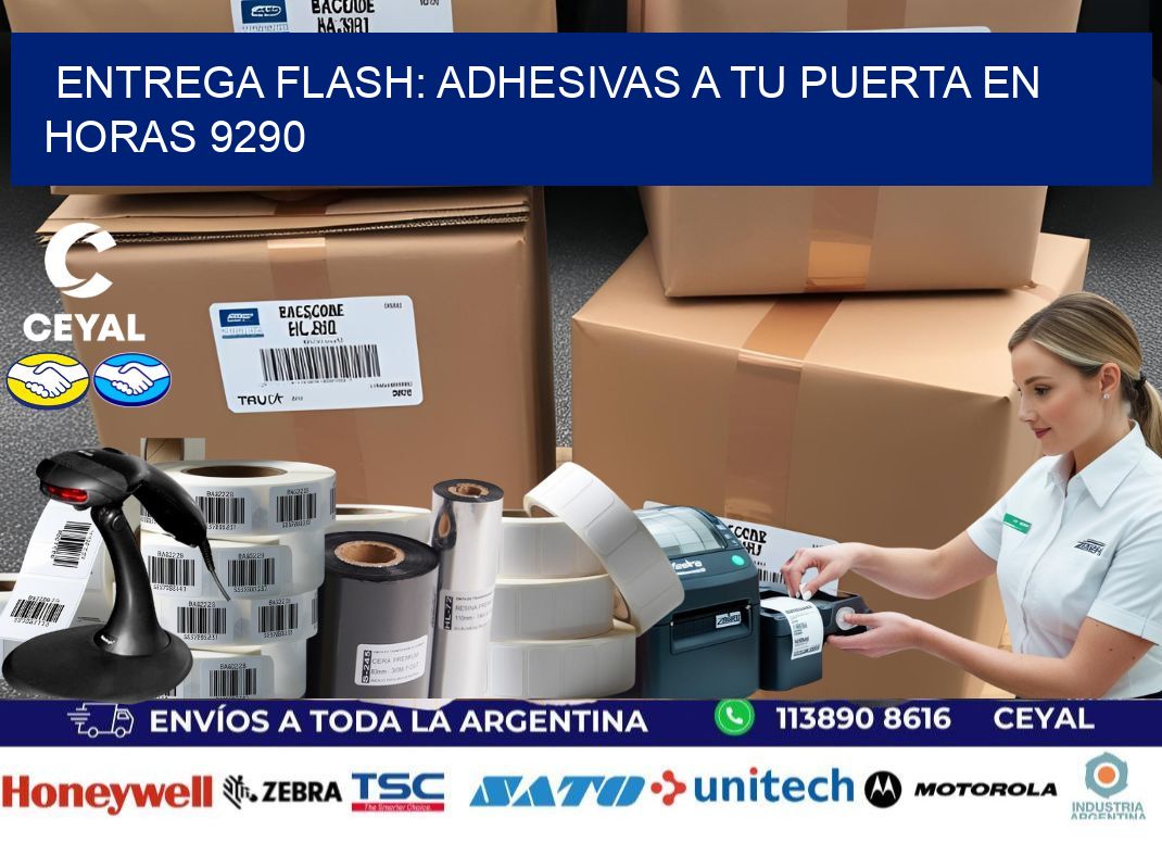Entrega Flash: Adhesivas A Tu Puerta en Horas 9290