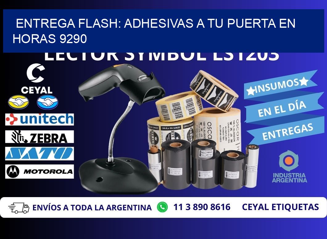 Entrega Flash: Adhesivas A Tu Puerta en Horas 9290