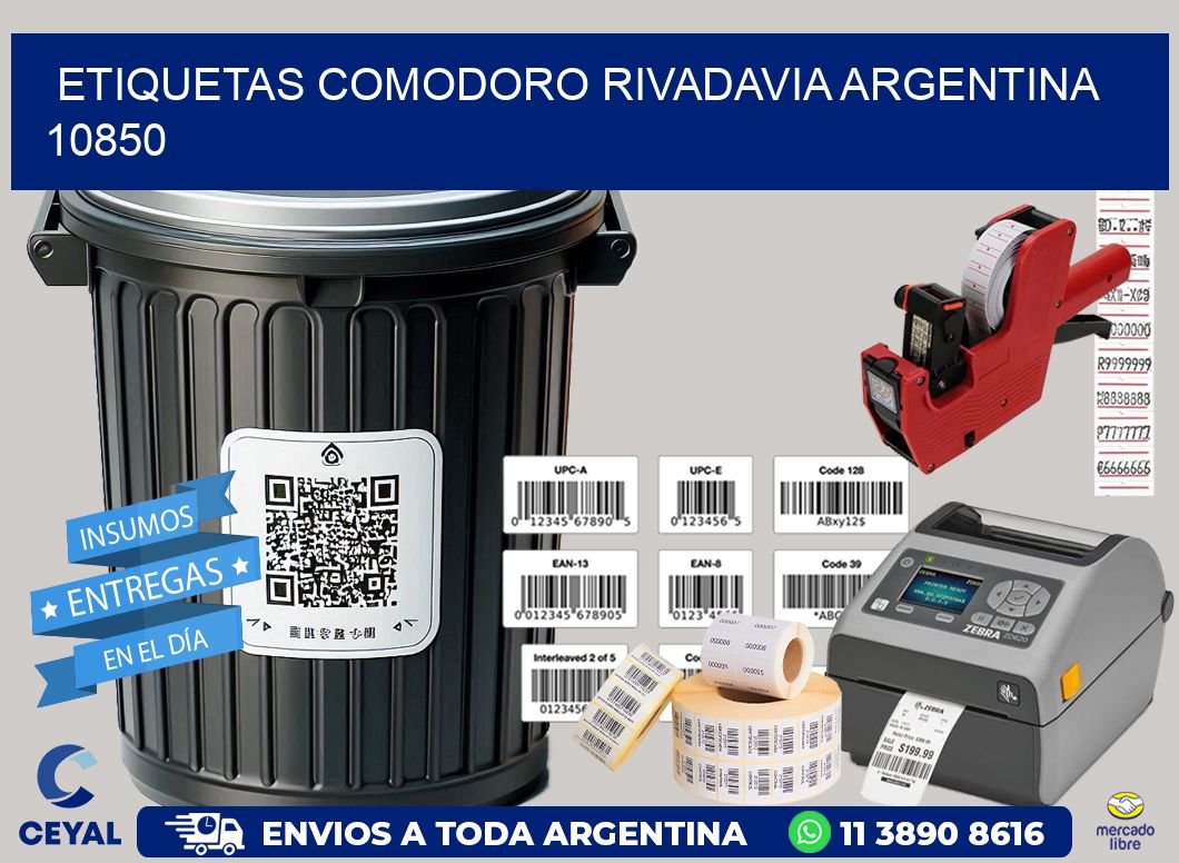 Etiquetas Comodoro Rivadavia Argentina 10850