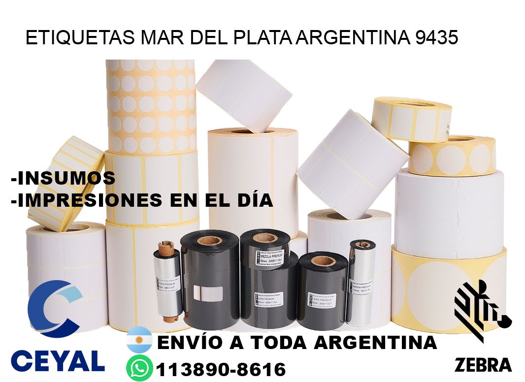 Etiquetas Mar del Plata Argentina 9435