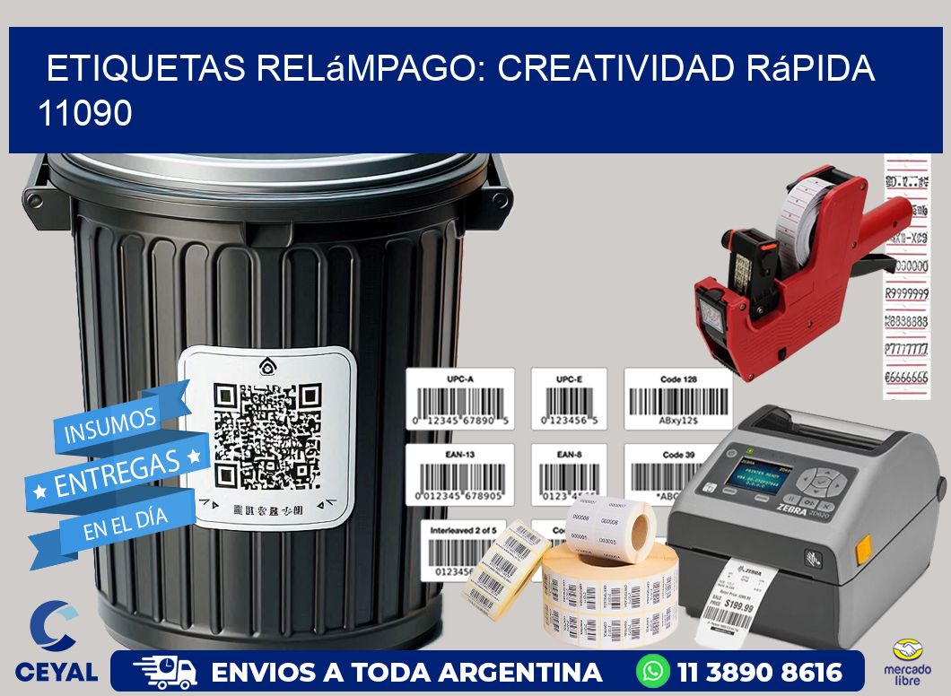 Etiquetas Relámpago: Creatividad Rápida 11090