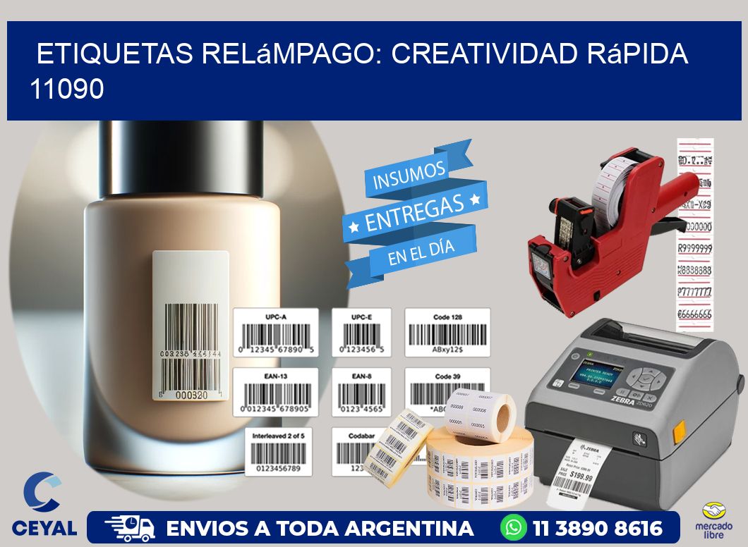 Etiquetas Relámpago: Creatividad Rápida 11090